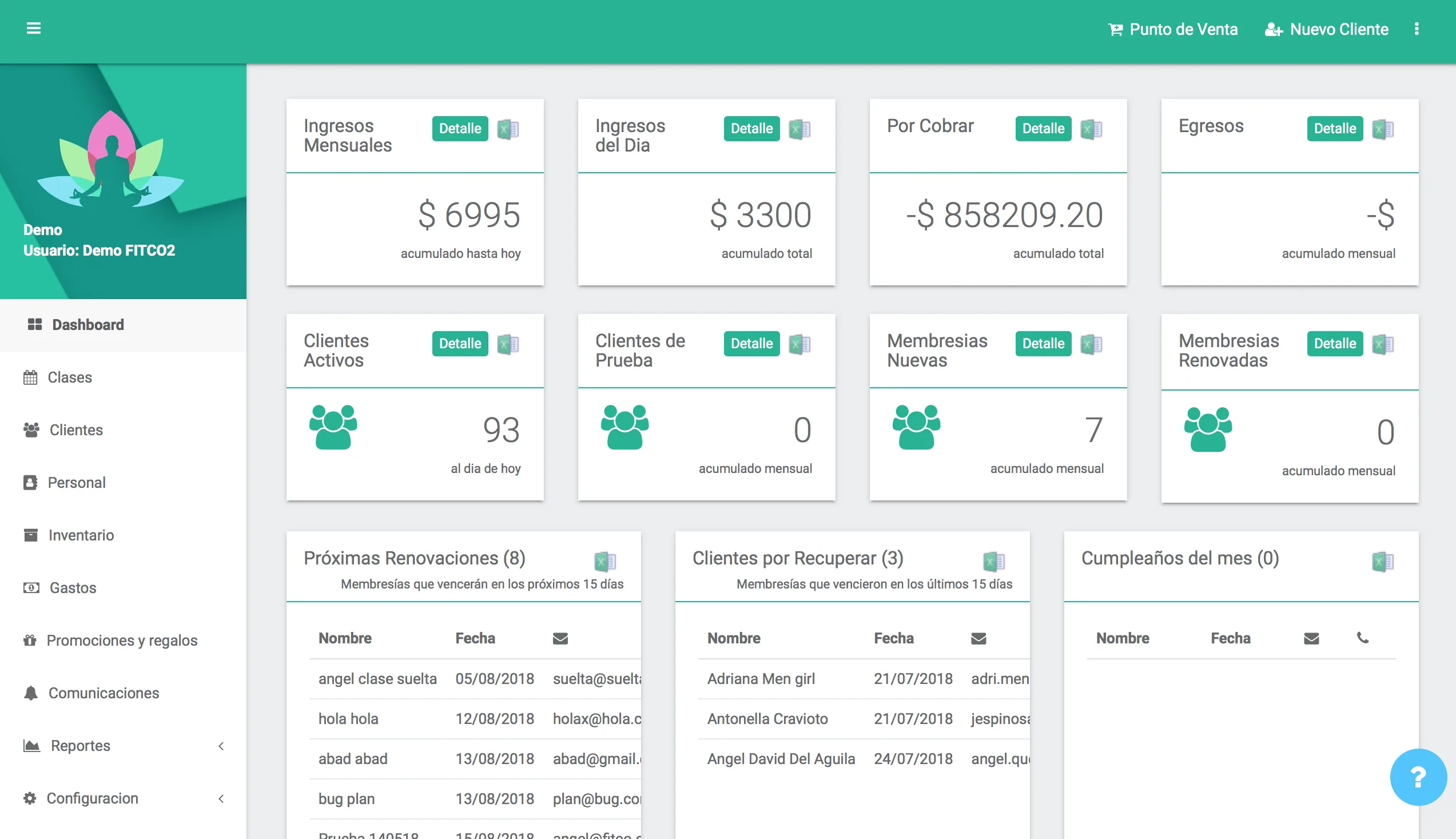 Fitco — Screenshots 1