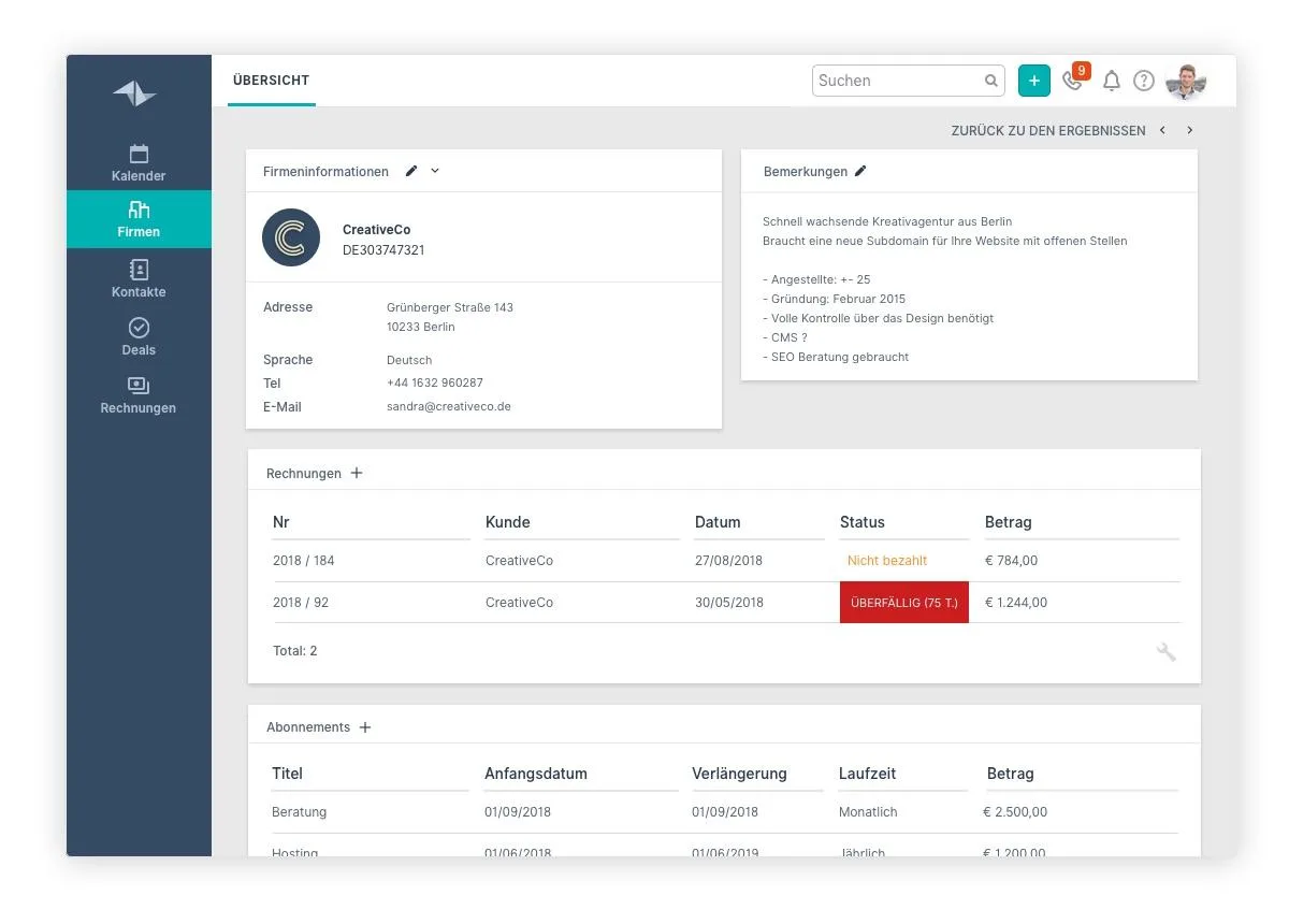 Teamleader — Screenshots 3