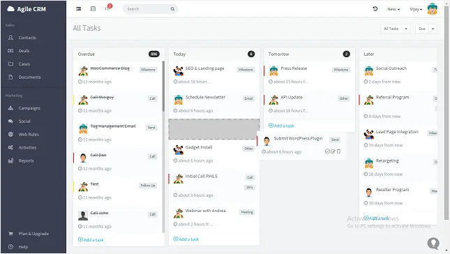 Agile CRM — Screenshots 3