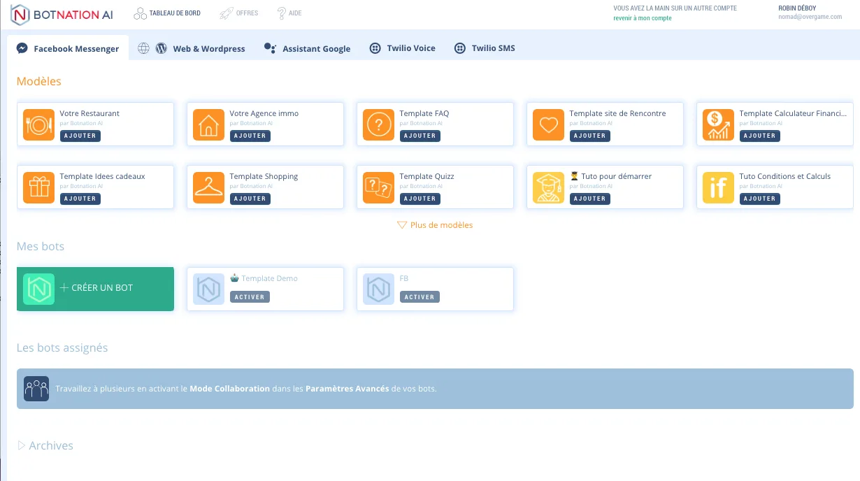BOTNATION AI — Screenshots 1