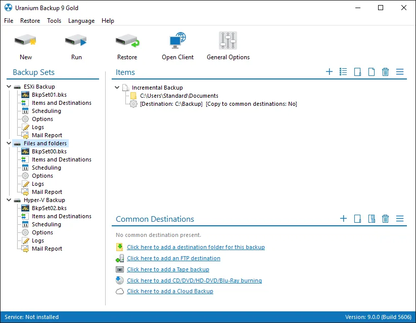 Uranium Backup — Screenshots 1