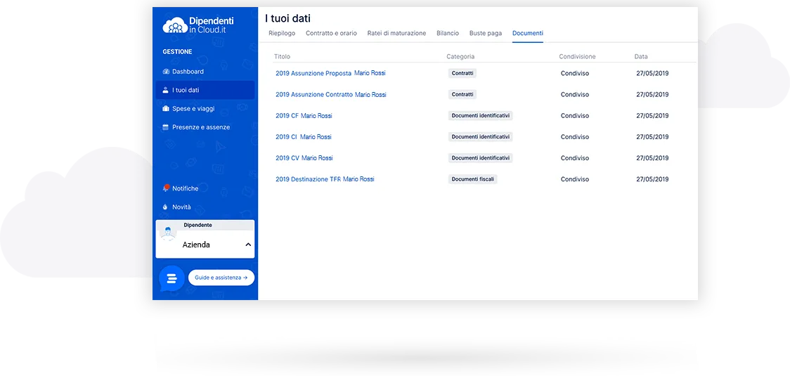 Dipendenti in Cloud — Screenshots 3
