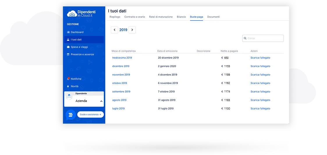 Dipendenti in Cloud — Screenshots 11