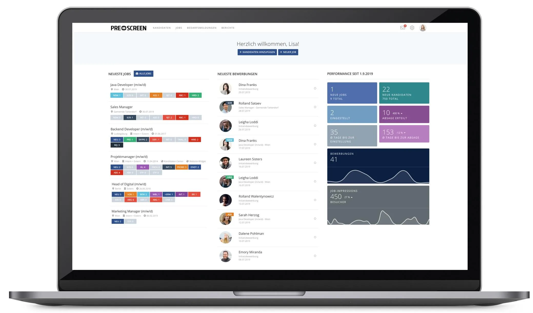onlyfy Bewerbungsmanager — Screenshots 1