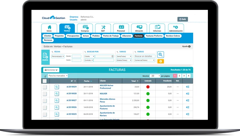 Cloud Gestion — Capturas de pantalla 6