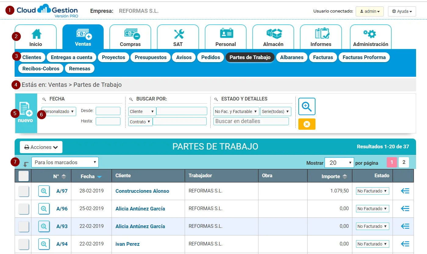 Cloud Gestion — Capturas de pantalla 16