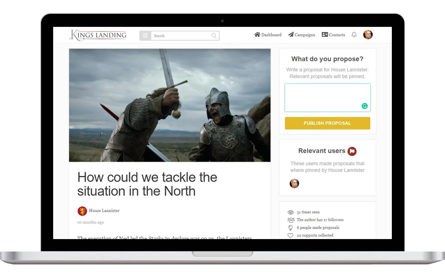 Kuorum.org — Screenshots 2