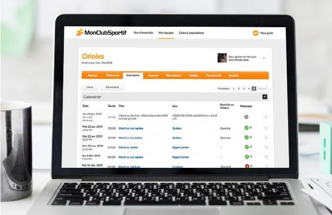 MonClubSportif — Screenshots 1