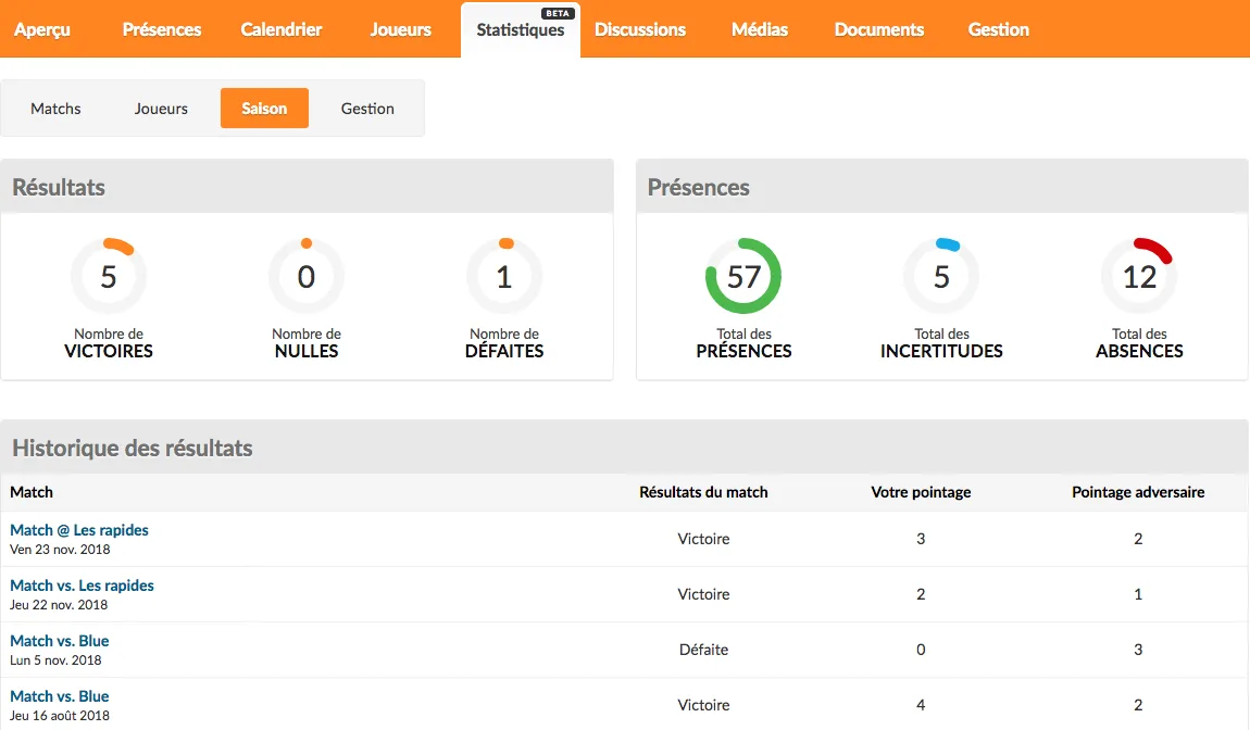 MonClubSportif — Screenshots 5