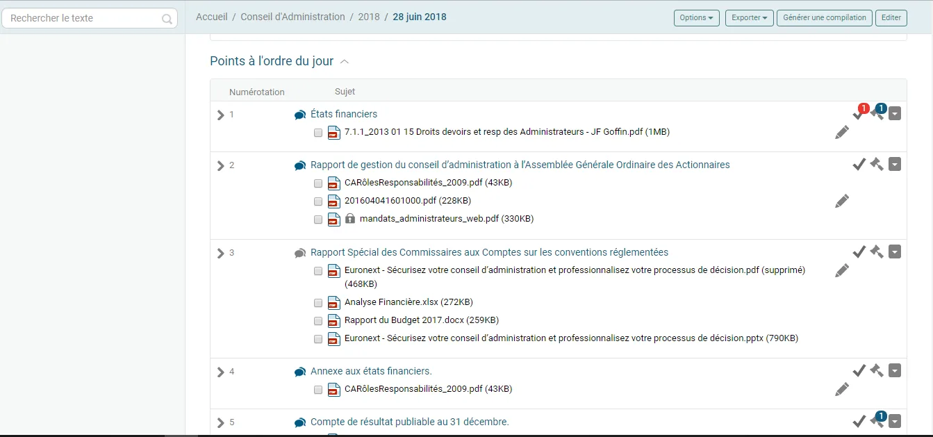 iBabs Board Portal — Screenshots 1