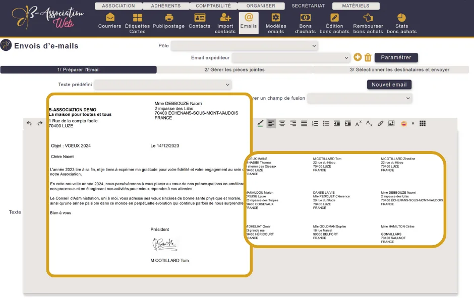 B-association — Screenshots 6
