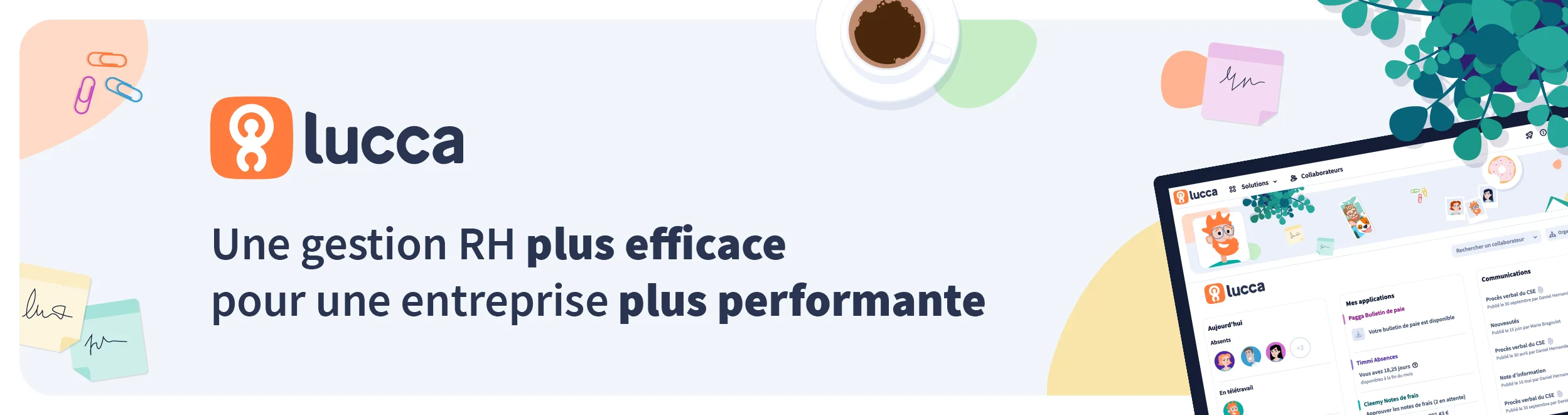 Lucca — Logiciel RH pour simplifier vos processus RH et financiers