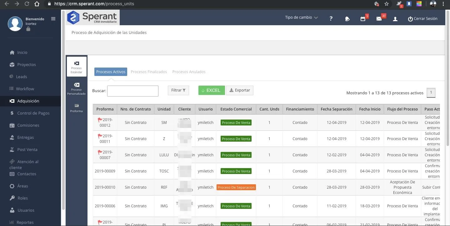 CRM Inmobiliario Sperant — Screenshots 3