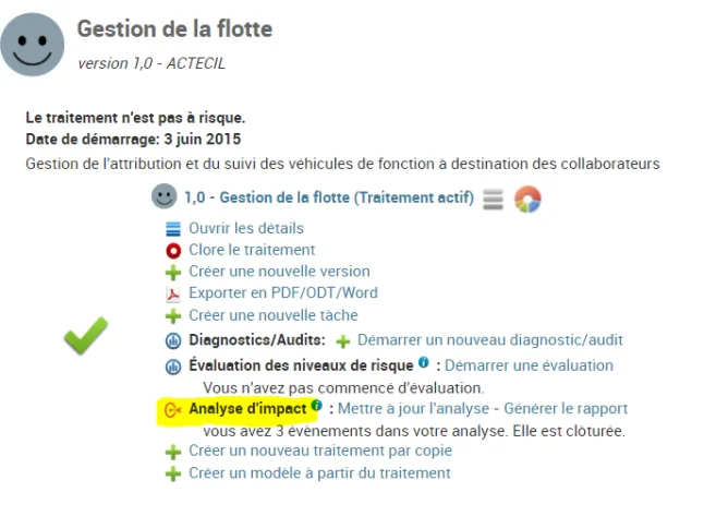 Actecil Privacy Manager (APM) — Screenshots 3