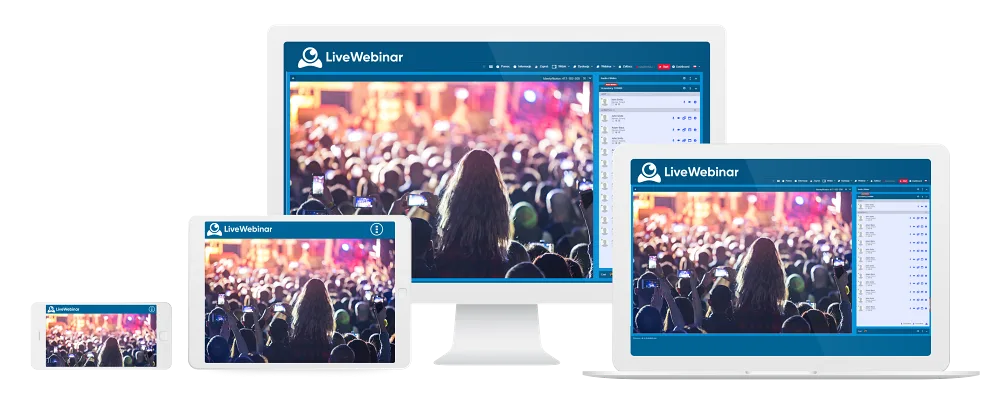 LiveWebinar — The most advanced and customizable webinar platform