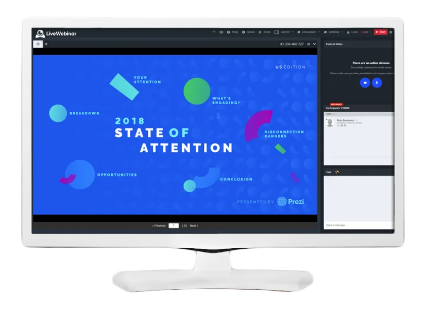 LiveWebinar — Screenshots 1
