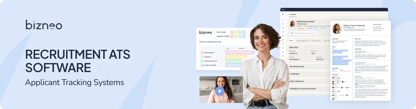 Bizneo ATS — Accélérez jusqu'à 42 % l'acquisition des meilleurs talents