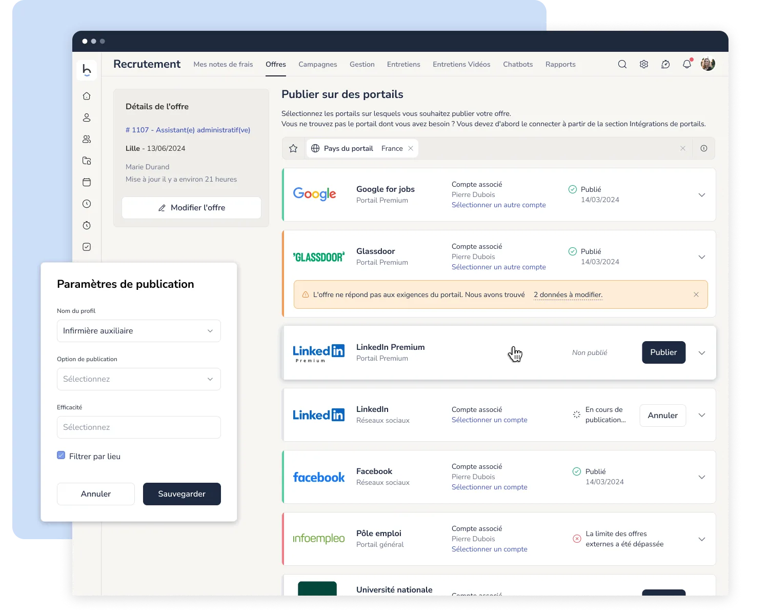 Bizneo ATS — Captures d'écran 2
