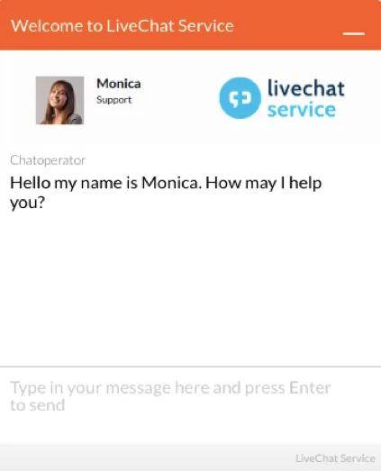 LiveChat Service — Screenshots 1