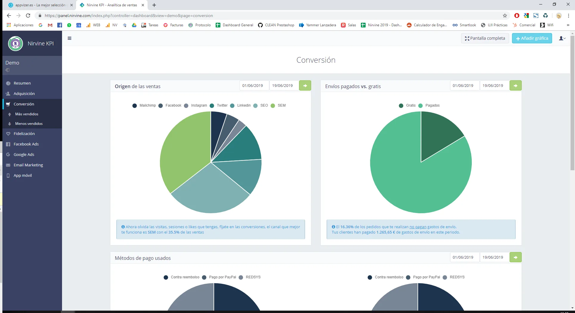 Nirvine KPI — Screenshots 2