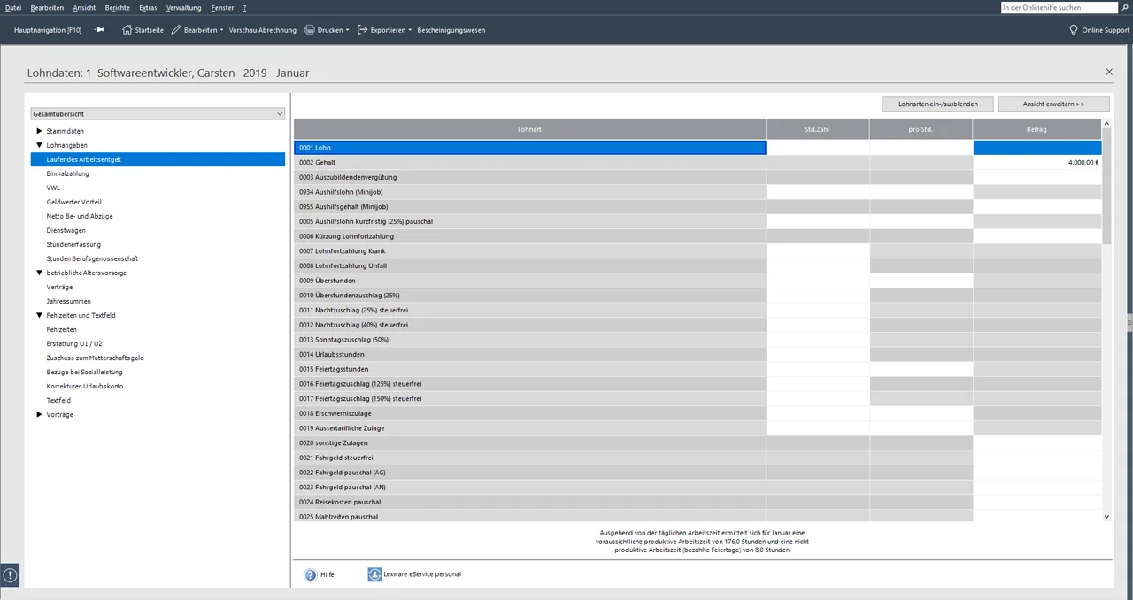 Lexware lohn+gehalt — Screenshots 3