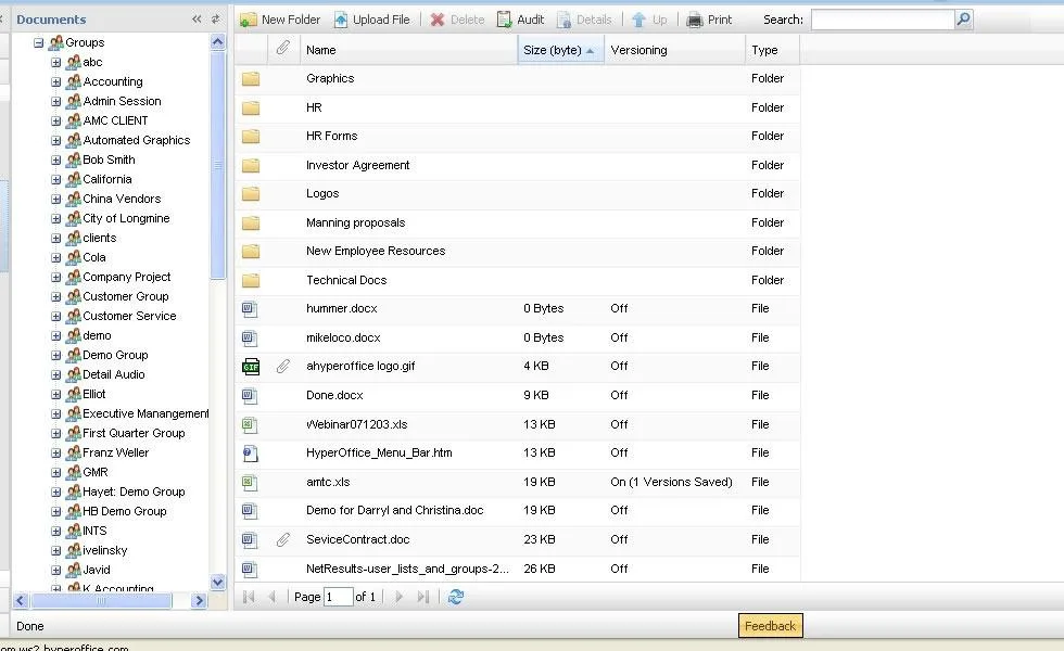 HyperOffice — Screenshots 2