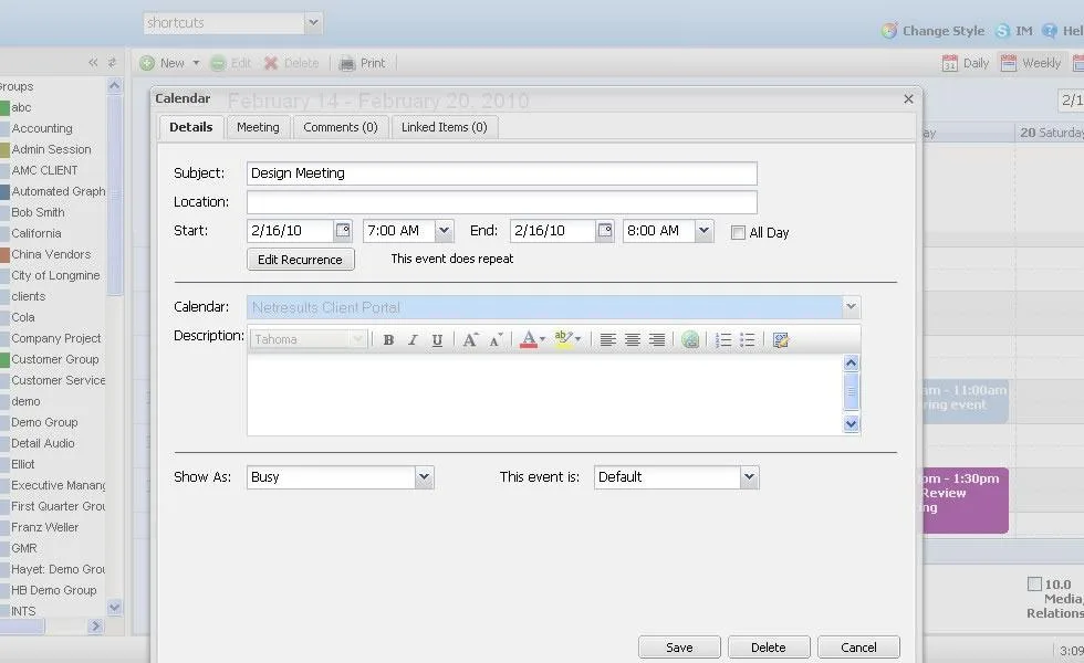 HyperOffice — Screenshots 3