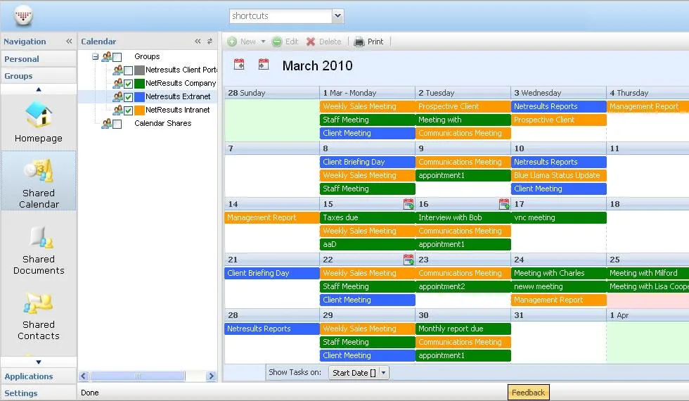 HyperOffice — Screenshots 4