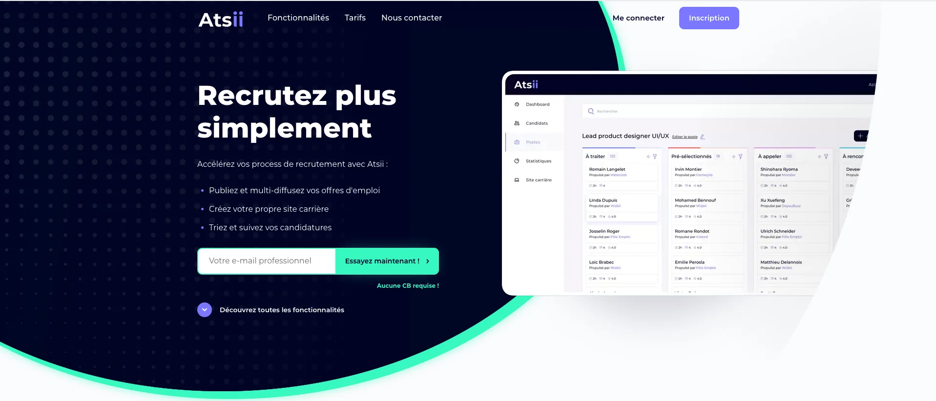 ATSii — Efficient Applicant Tracking with Advanced ATS Solutions