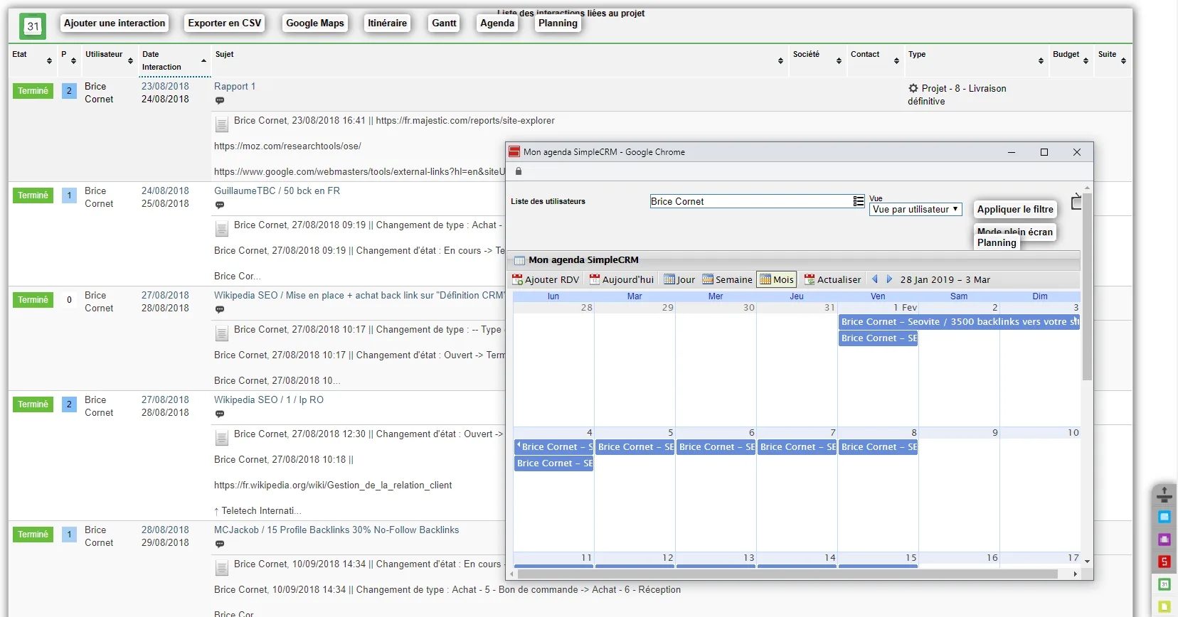 Simple CRM — Screenshots 2