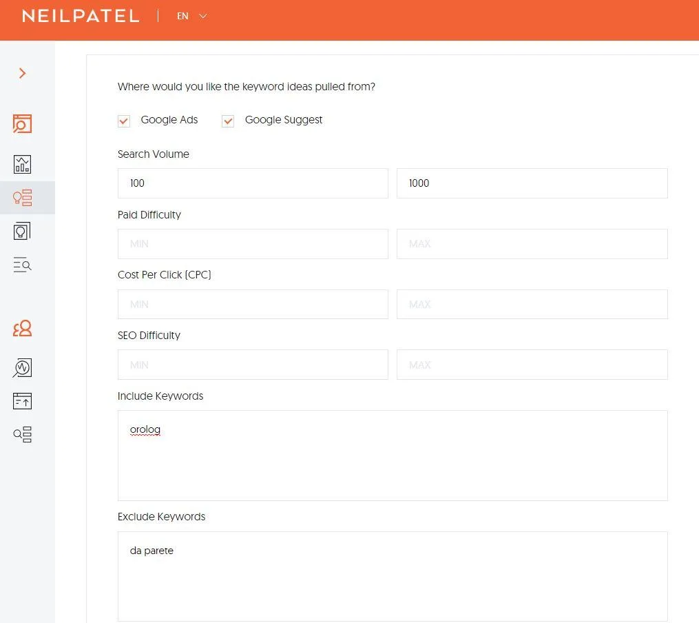 Ubersuggest — Screenshots 3