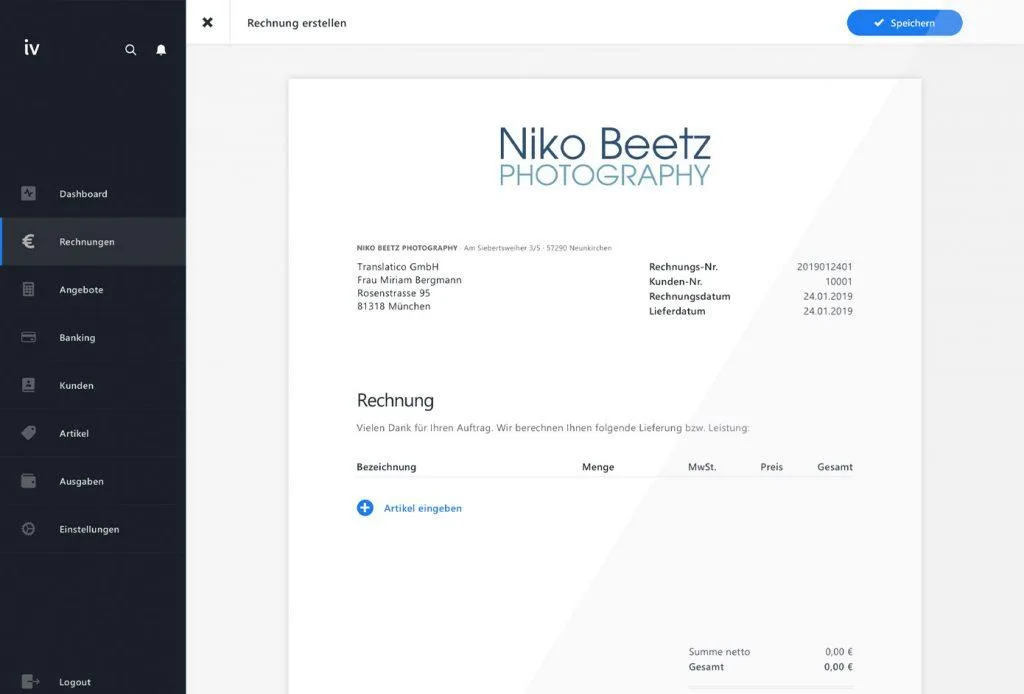 invoiz — Screenshots 2