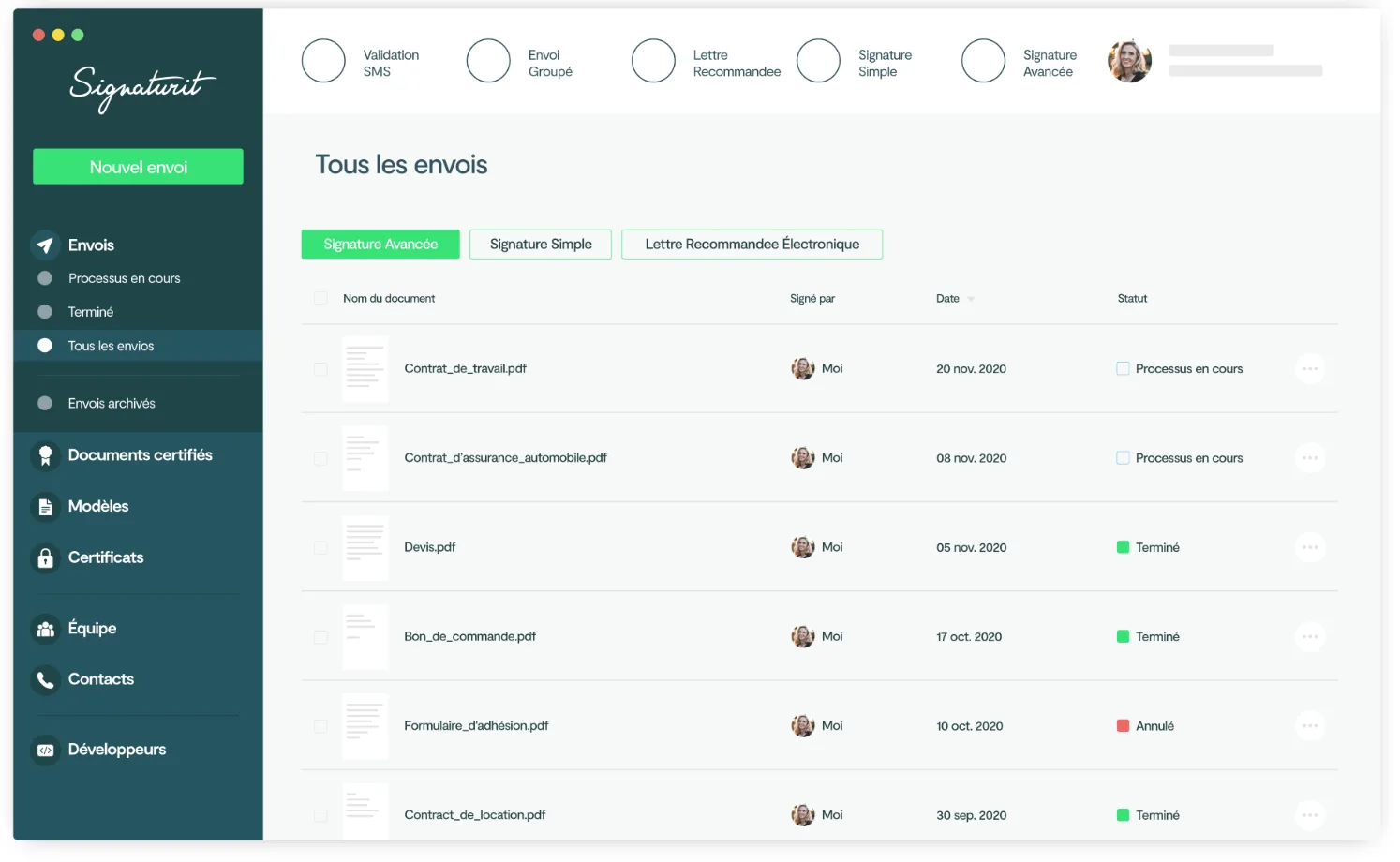 Signaturit — Screenshots 1