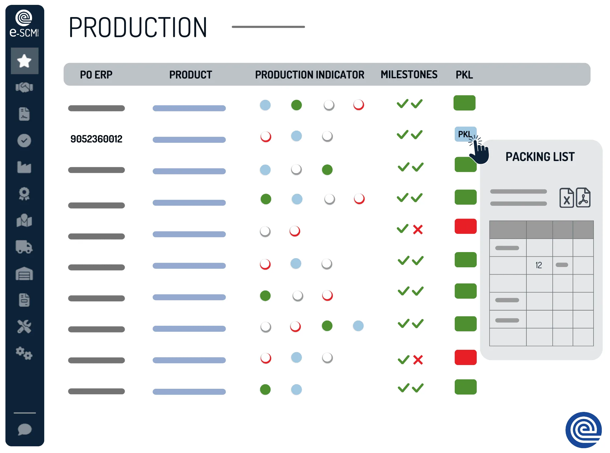 e-SCM Solutions — Screenshots 3