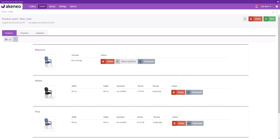 Akeneo PIM — Screenshots 4