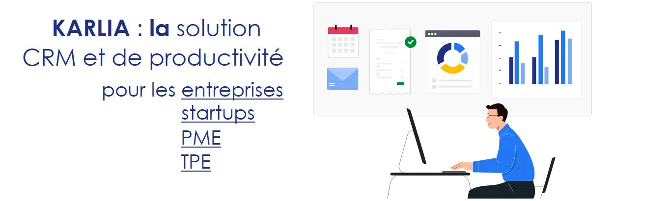 Karlia — La solution CRM et de productivité tout-en-un