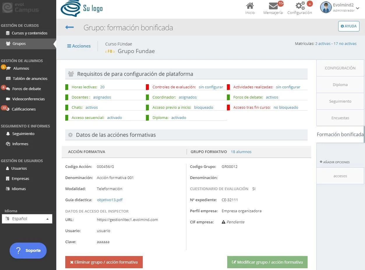 evolCampus — Screenshots 6