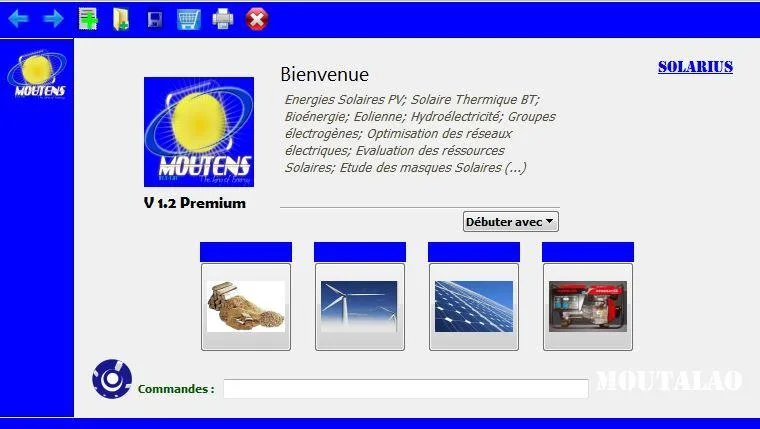 Suite logiciels MOUTENS — Screenshots 1