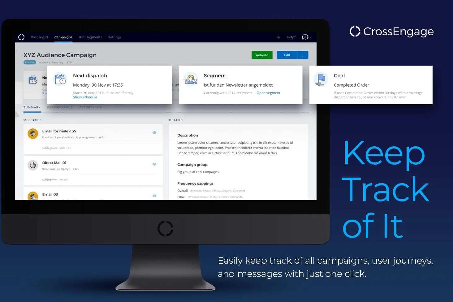 CrossEngage — Screenshots 6
