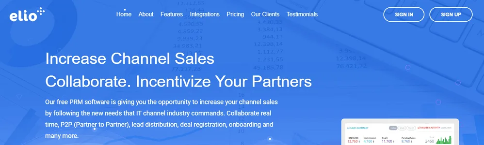 Elioplus PRM — Partner Relationship Management System