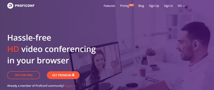 Proficonf — Professional real-time video conferencing platform