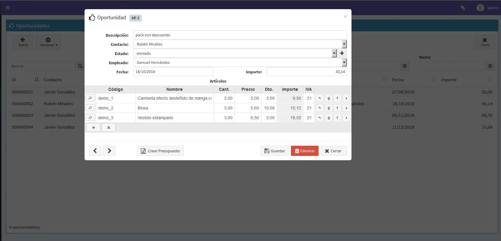 Macroges Facturas — Screenshots 6