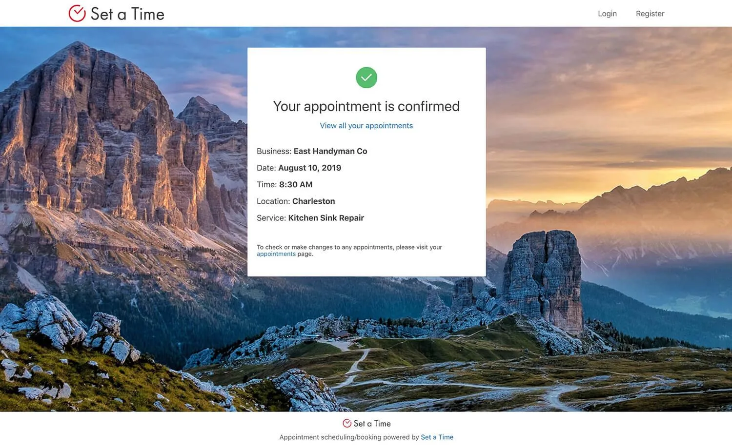 Set a Time — Screenshots 1