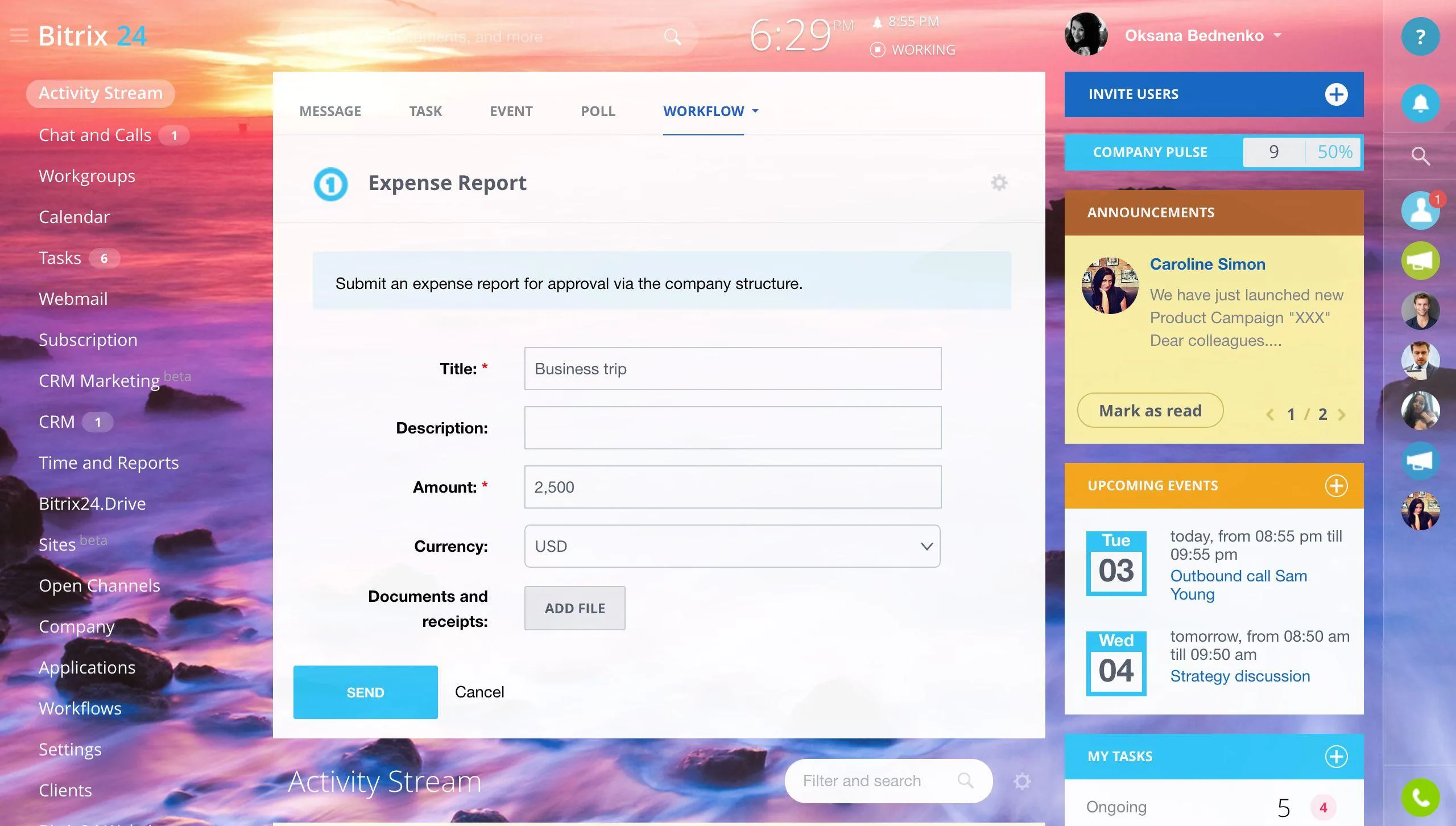 Bitrix24 — Capturas de tela 3