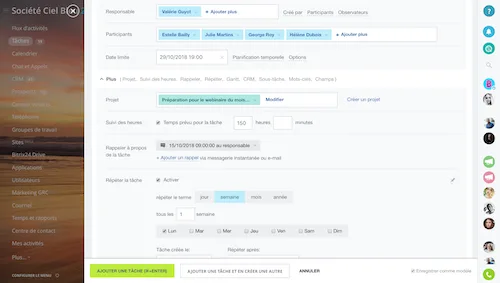 Bitrix24 Gestion de projet — Screenshots 4