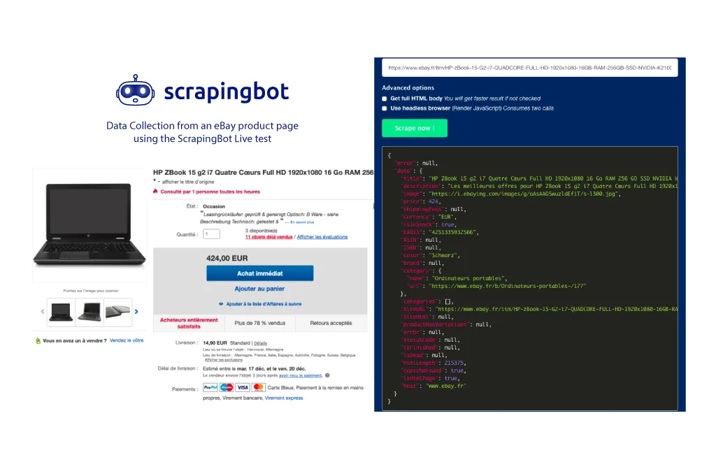 ScrapingBot — Screenshots 1