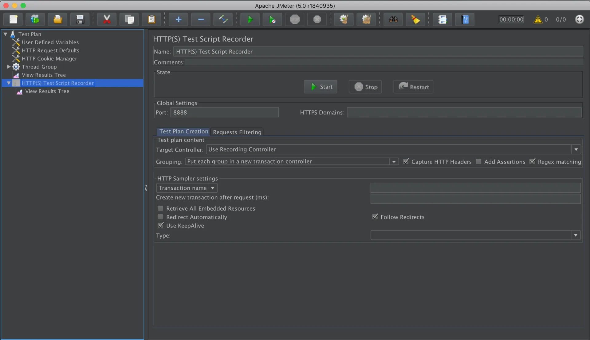 Apache Jmeter screenshot