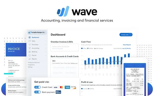 Wave Invoicing — Screenshots 1