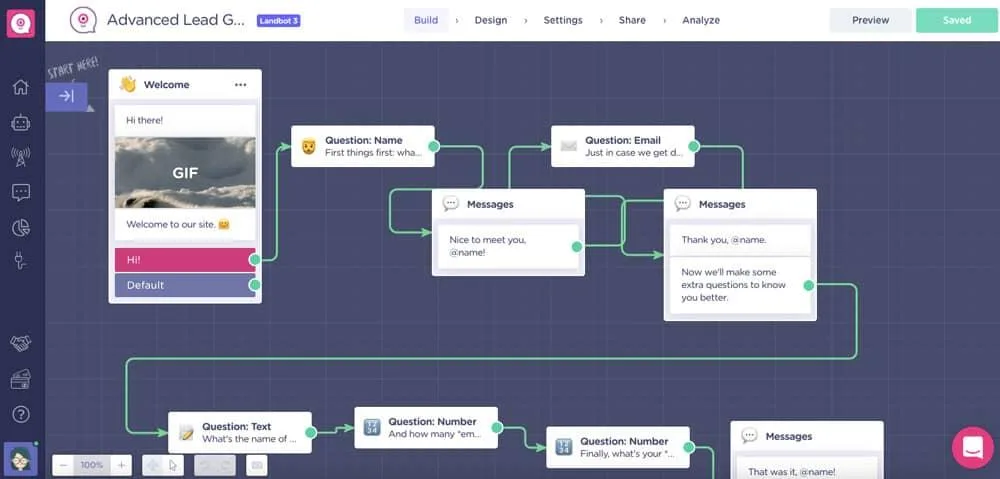 Landbot — Screenshots 2