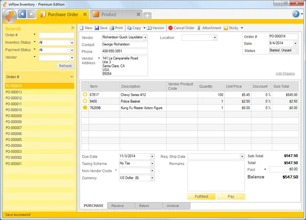 inFlow Inventory — Screenshots 2